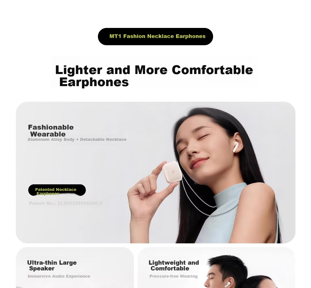 Soaiy MC6 Bluetooth Clip-On Wireless Earphones Long Battery Life Universal for Huawei Apple 2026 New Model 5