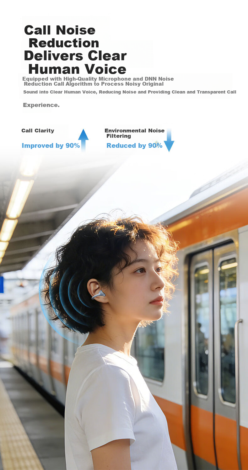 Laiteyi Ear Star Chen [2026 Latest Model] Bluetooth Clip-On Bone Conduction Concept Wireless Open-Ear Sports Running Headset Long Battery Life Ear-Hook 13