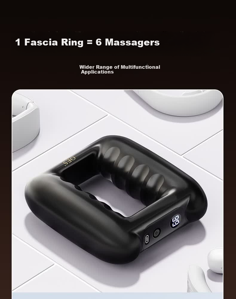 OES Fascia Ring Fat Burning Machine Lazy Weight Loss Slimming Belly Massage Waist Belt Home Fitness Device Abdominal Vibration Massager 22