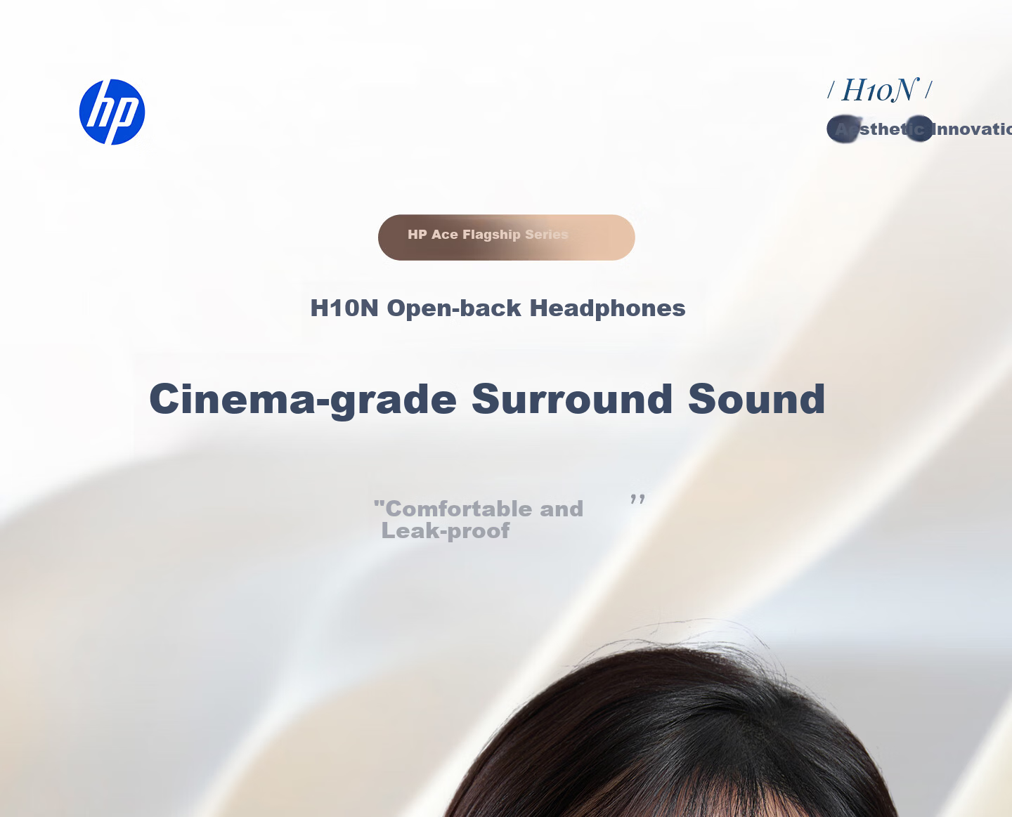 HP [2026 Latest Model | Berlin Sound] Bluetooth Clip-On Sports Wireless Call Noise-Cancelling Bone Conduction Headphones for Running with Long Battery Life and Comfortable Non-In-Ear Design 1