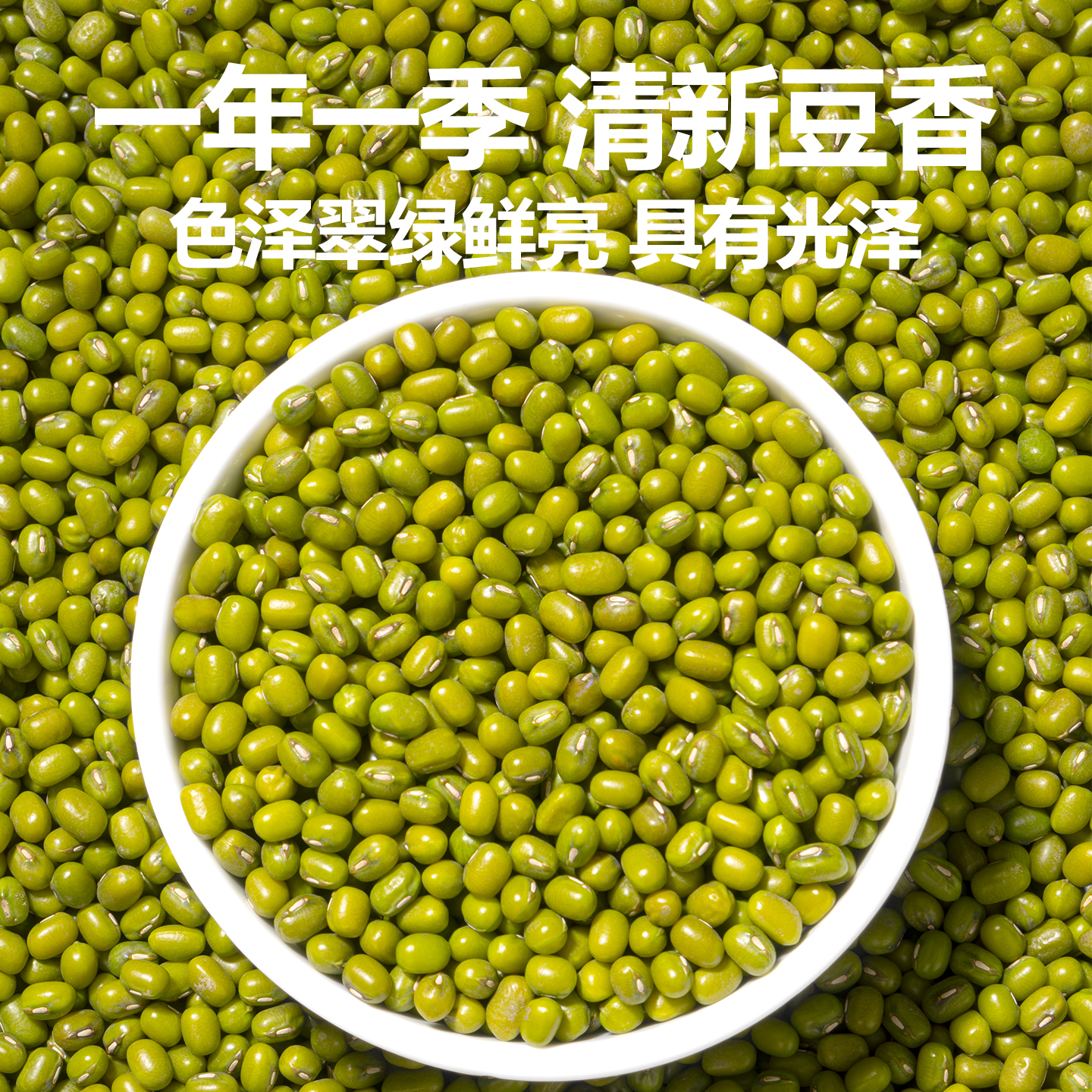 北纯 有机绿豆3斤/罐（绿豆汤 绿豆粥 豆浆 大米伴侣 粗粮杂粮） 