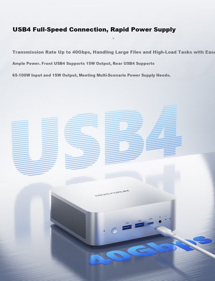 Mingfan M1 Pro-285H Core Ultra9 285H Mini PC AI Gaming Office Design Mini Desktop High-Performance Computer 32GB+1TB 11