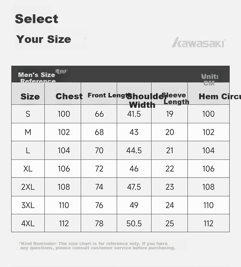 KAWASAKI Unisex Badminton Short Sleeve T-Shirt Competition Training Jersey Quick-Dry Navy Blue L 14