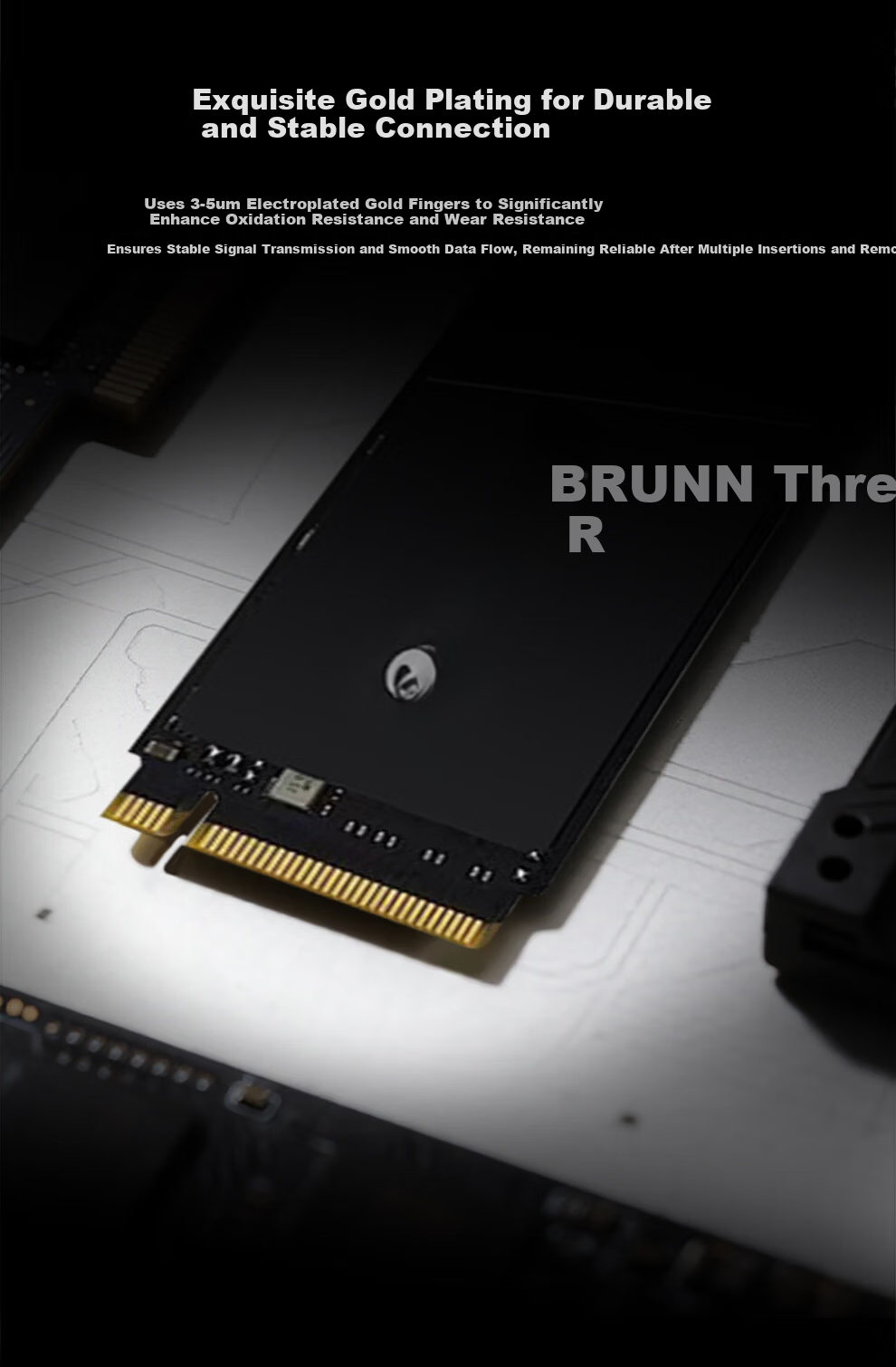 Runner 512GB SSD Solid State Drive M.2 Interface (NVMe Protocol) PCIe 3.0x4 R3000 Series Read Speed 3200MB/s 9