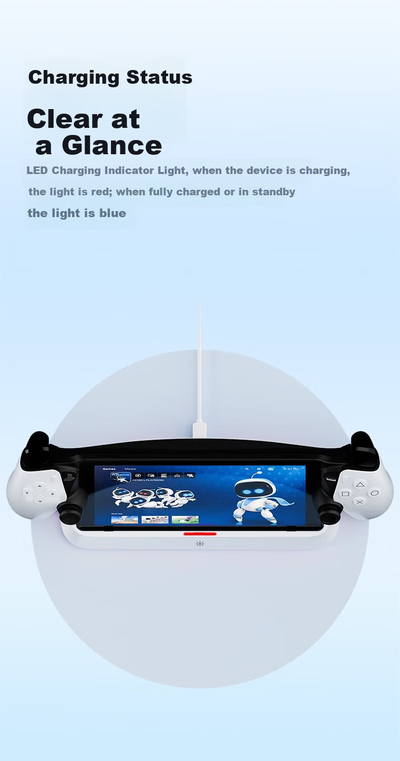 HONCAM PS5 Portal Charging Dock Storage Stand for Sony PS Portal Gaming Console Charger Accessories 6
