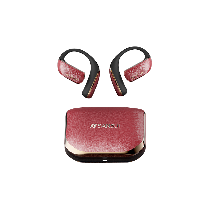 SANSUI F03 Bluetooth Earphones Open-Ear Bone Conduction Sports Noise Cancelling for Huawei Apple Ruihong