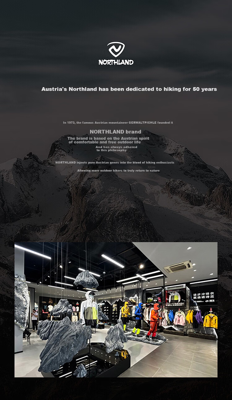 NORTHLAND Gangren 3.0 LT Men's Lightweight Softshell Jacket 2026 Spring Summer Outdoor Mountaineering Hiking Durable Stretch Thin Coat 26