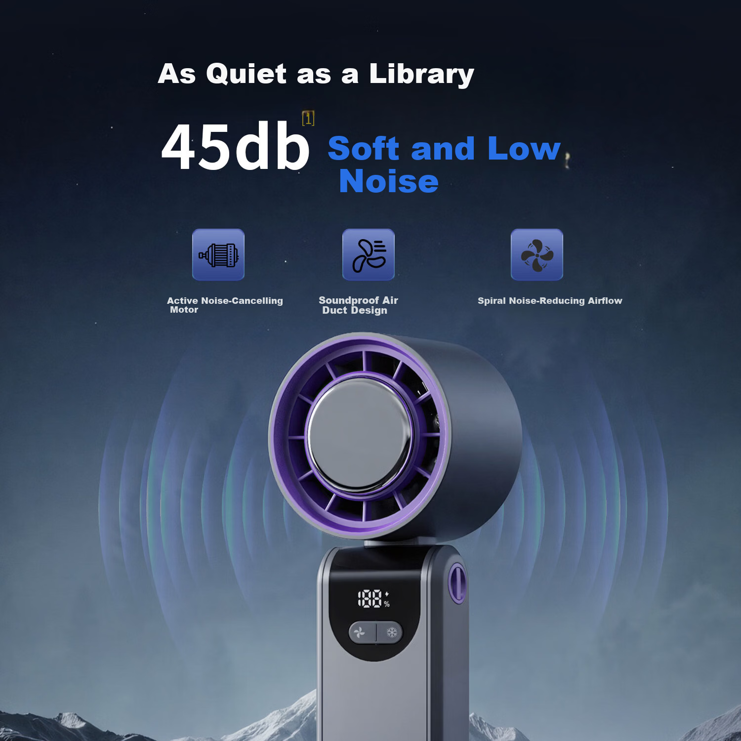 Yoobao Handheld Mini Fan, Semiconductor Cooling, Rechargeable, Long Battery Life, Foldable, Portable, Summer Outdoor Camping Cooling Device 12