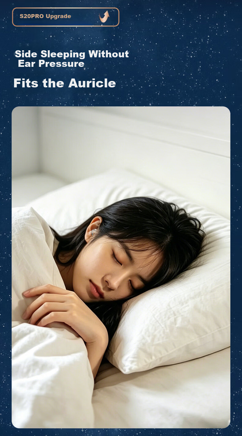 MICROKIA [2026 New Berlin Sound] Sleep Headphones, Bluetooth Active Noise Cancellation, In-Ear for Side Sleeping, Ear-Comfortable, Noise-Blocking, Specially Designed for Sleeping, ASMR Sleep Aid, High-Quality Audio Music 7