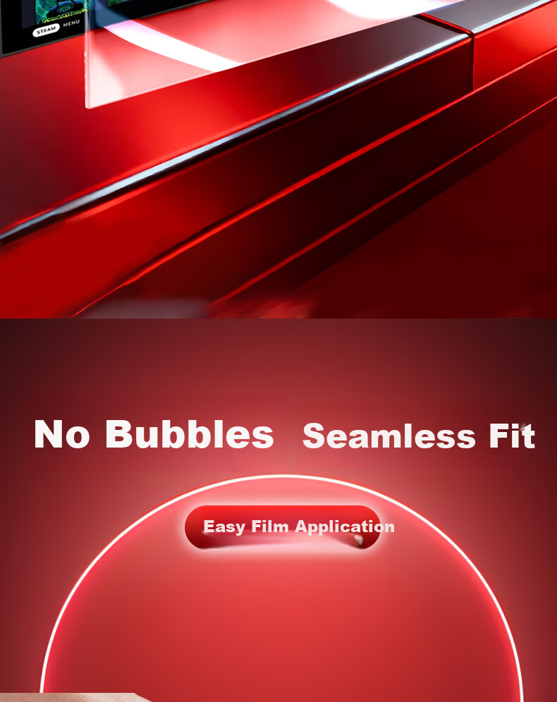 GOLDEN RAY SteamDeck OLED 7.4-inch HD AR Anti-Glare Screen Protector Film Ultra-Thin Full-Screen Protective Film for Handheld Game Console Accessories 8