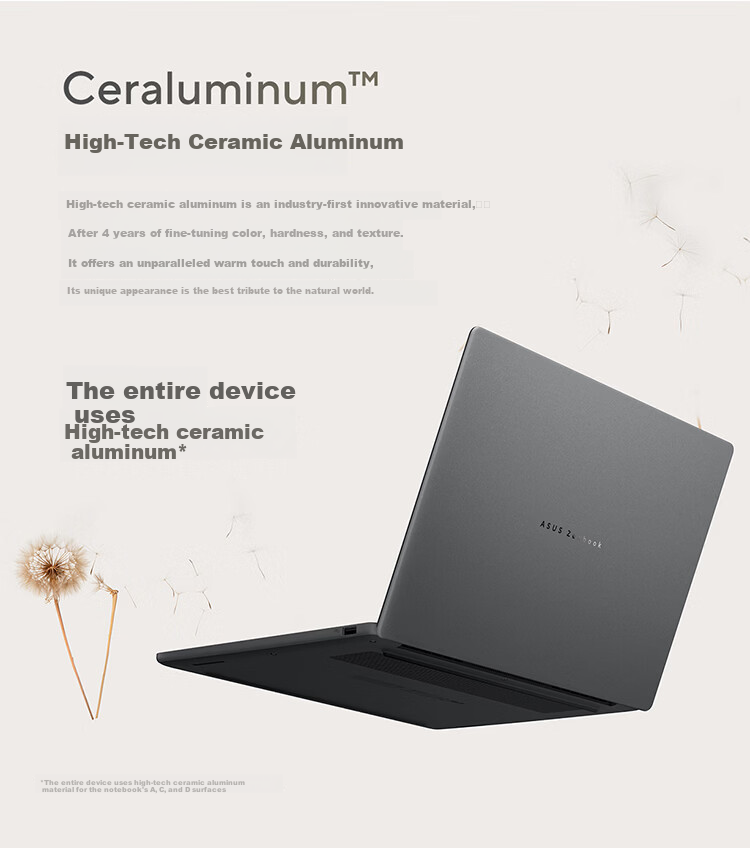 ASUS Lingyao 14 Air Snapdragon X2 Elite 2.8K 120Hz 1100nits OLED 16GB 1TB 980g AI Ultra-thin Laptop 6
