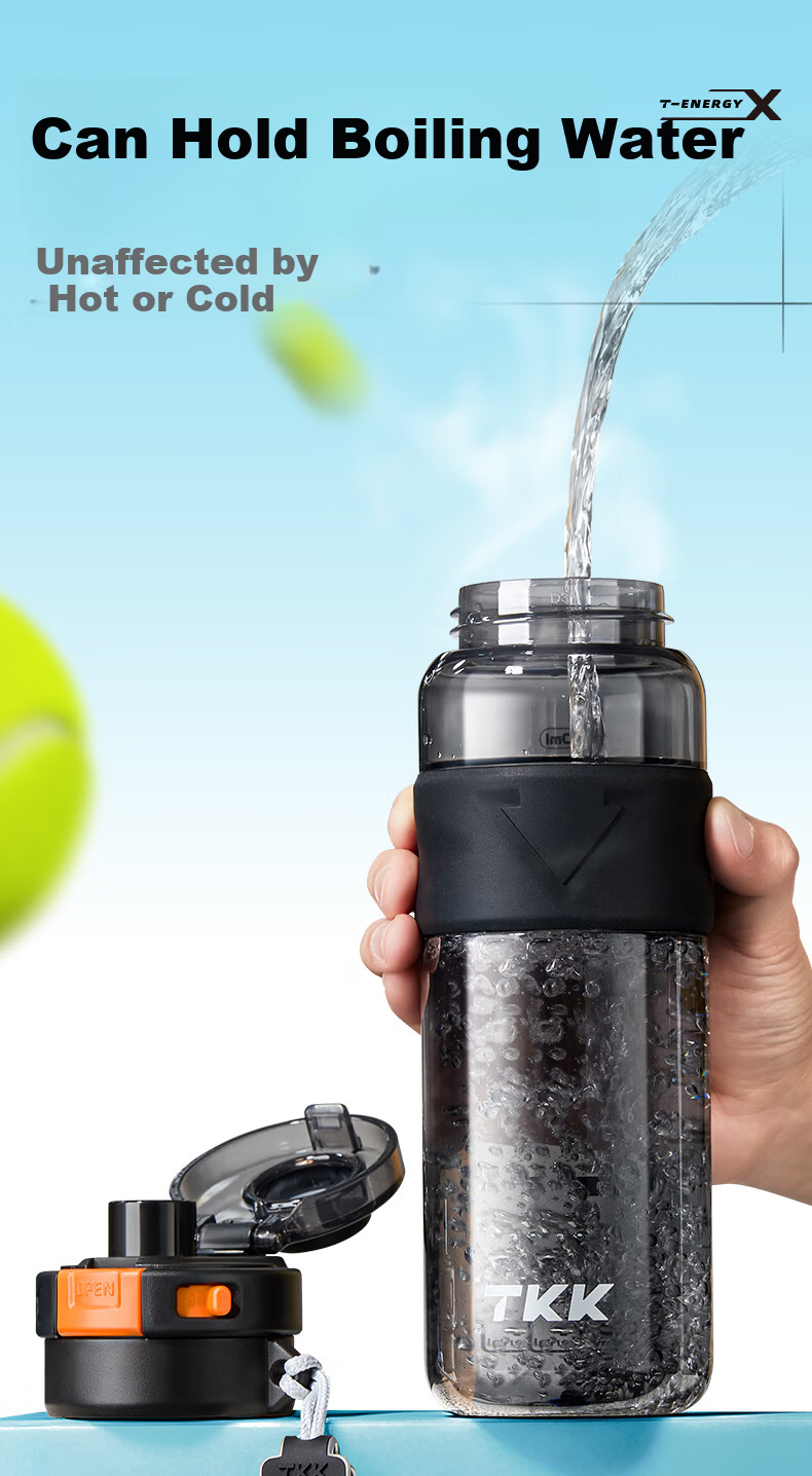 TKK Spray Water Bottle for Children School Use 6-12 Years Old Primary and Secondary Students Sports Water Bottle Unisex Tritan Cup Summer 4