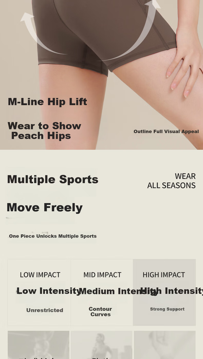 Free Style Women's 3/4 Yoga Pants Summer High-Waist Butt-Lifting Sports Shorts Pilates Training Running Fitness Cycling Pants 7
