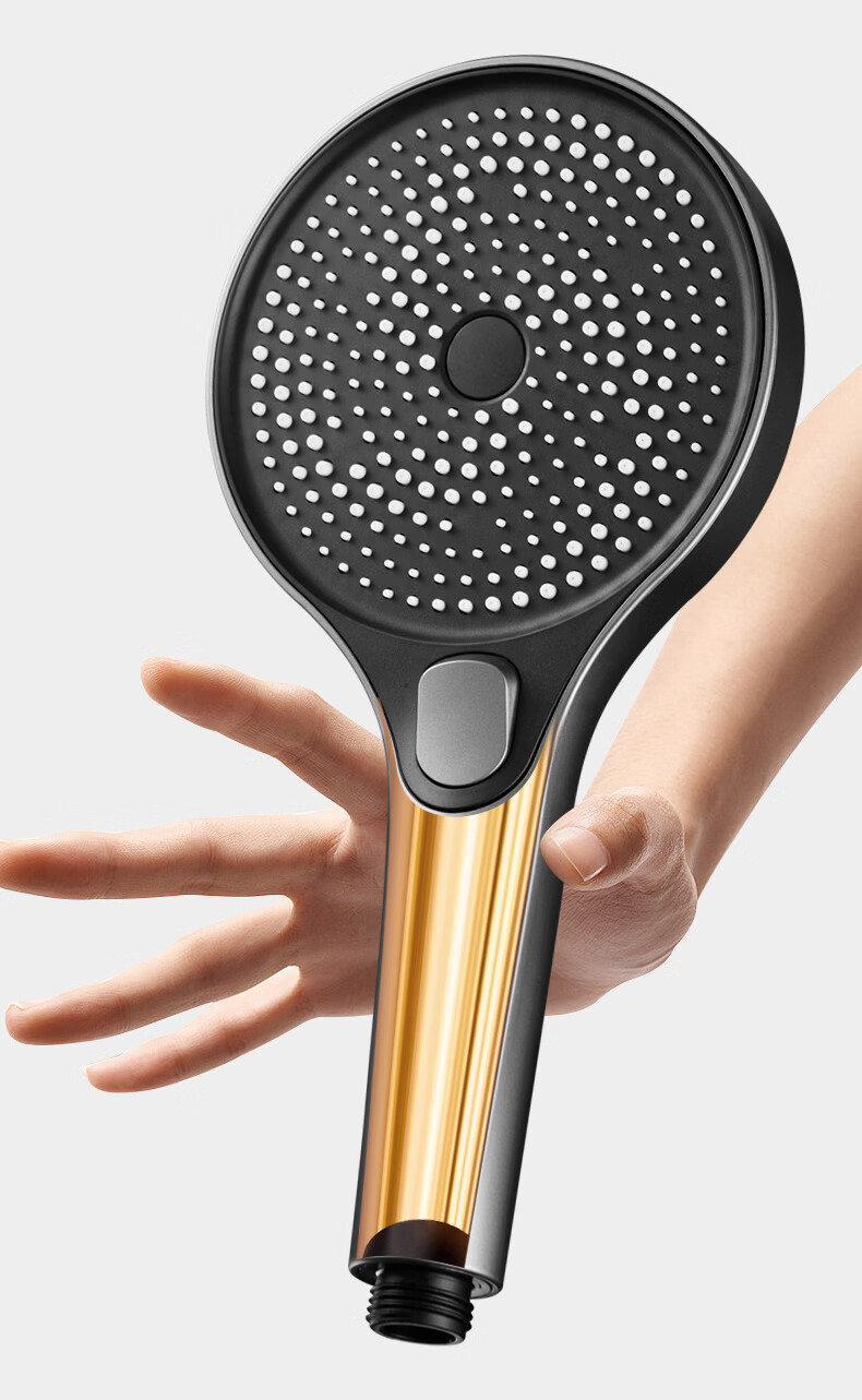 JROR [Seiko] High-Pressure Shower Head Set with Hose, Bathroom Powerful Water Flow Shower Kit 15
