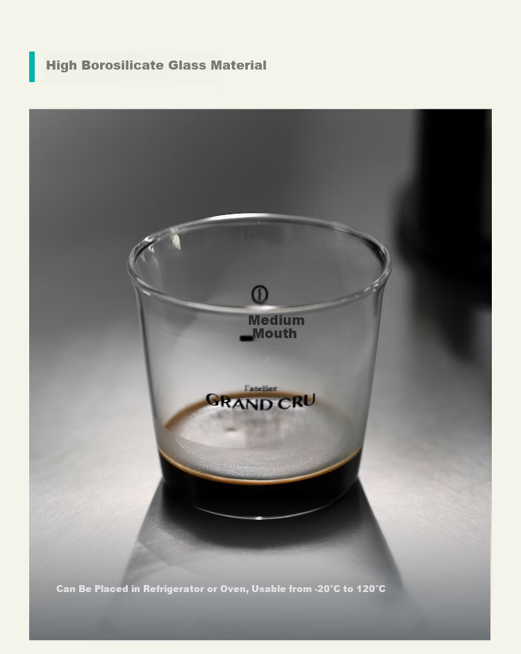 LATELIER GRAND CRU Coffee Glass Cup Multi-Purpose 260ml 3