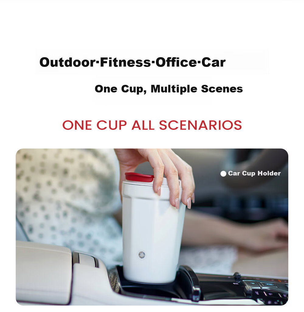 Zuanji Electric Stirring Cup Coffee Mug Rechargeable Magnetic Car Outdoor Ceramic Layer 5th Generation 520 Valentine's Day Gift 15