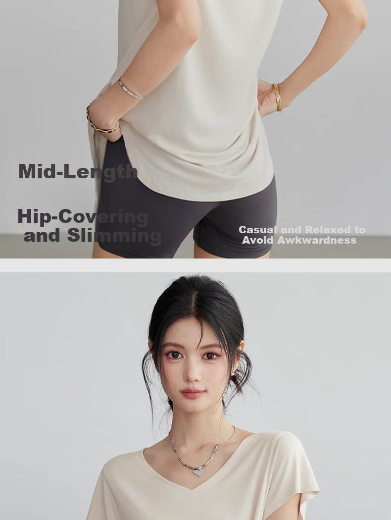 Free Style Yoga Top Women Loose Slim Draped Sports Short Sleeve T-Shirt Pilates Running Fitness Training Cover-up Summer 7