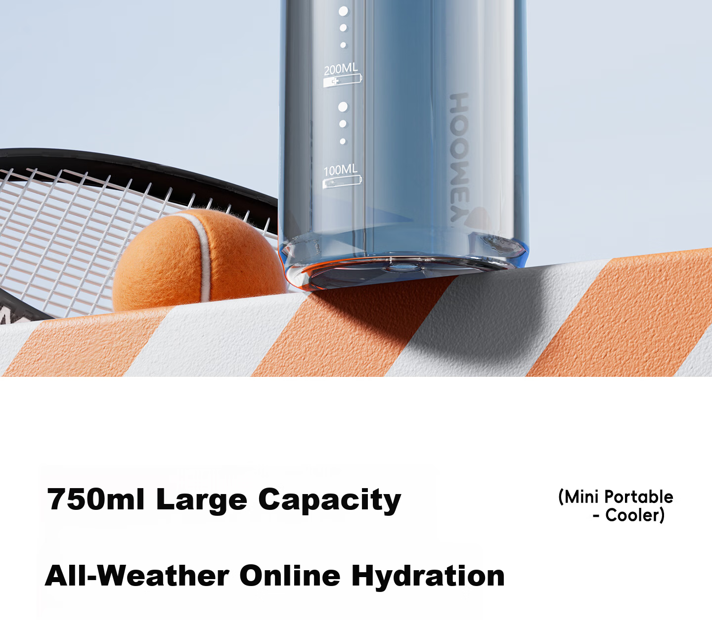 HOOMEY Spray Water Bottle Summer Running Fitness Sports Water Flask Outdoor Cycling Large Capacity Mountaineering Portable Military Training Cup 19