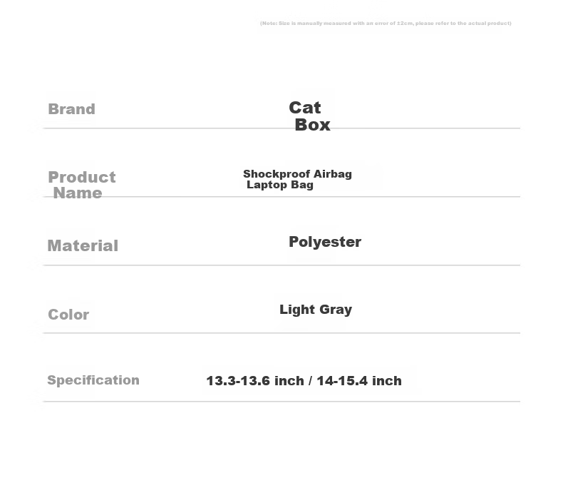 Cat Box Laptop Bag Handheld Compatible with Huawei Apple MacBook Lenovo Notebook Protective Sleeve for Men and Women Shockproof Airbag 15.6 Inch Black 3