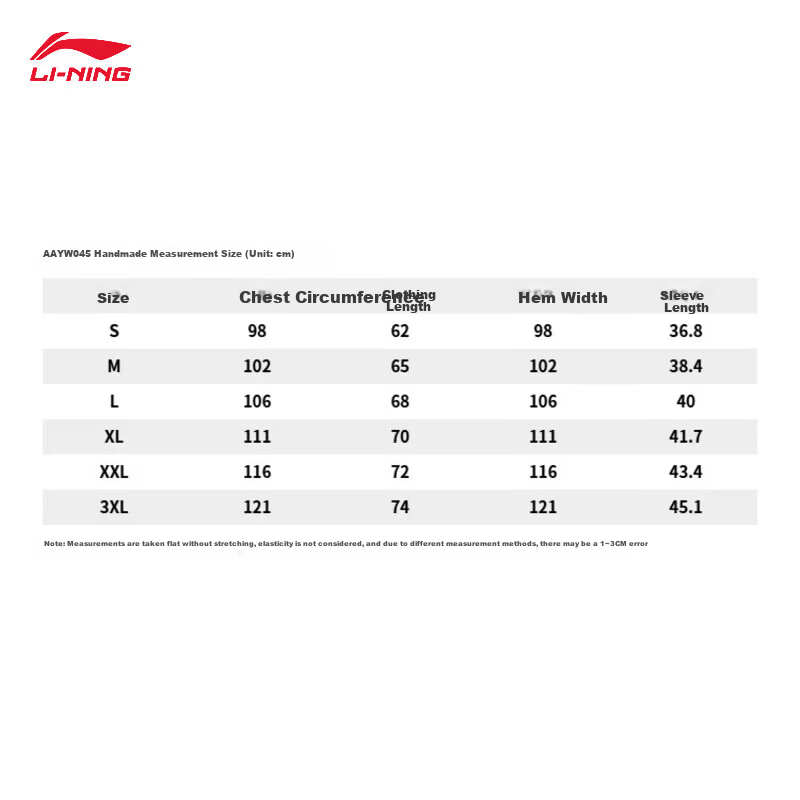 LI-NING Badminton Team Competition Training T-Shirt Unisex AAYW045-2 Standard White M 1
