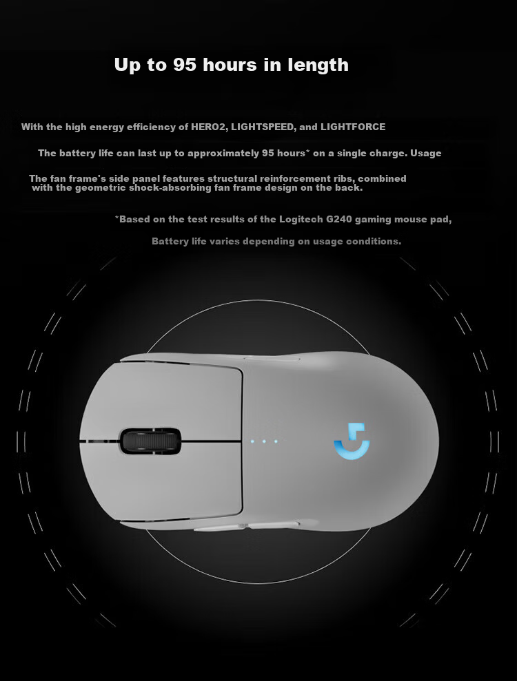 G GPW3 Wireless Gaming Mouse, Dog Poo King Third Generation Lightweight Design Gaming E-Sports Dual-Mode Mouse, GPW3 White E-Sports Gift Box 6