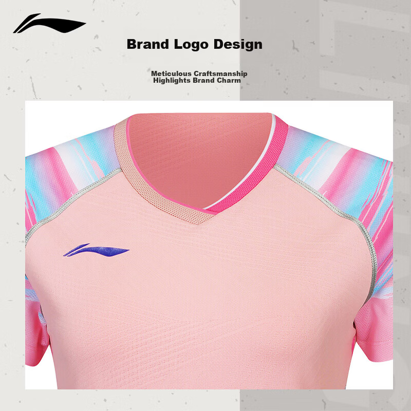 Li-Ning Badminton Outfit, International Star Competition Uniform, Professional Match Top for Men And Women, Sports Apparel 3