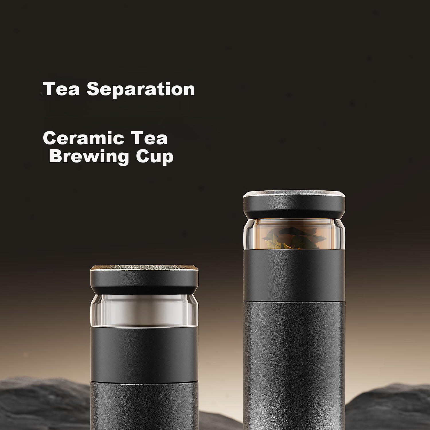 Eno Insulated Tumbler Tea Separation Ceramic Liner 2026 New Portable Men's Tea Brewing Cup 1