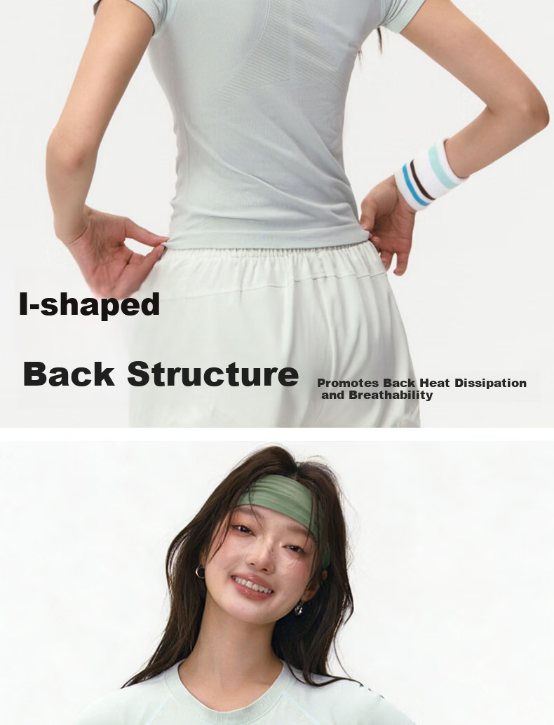 Women's Freedom Style Sports Short Sleeve Quick-Dry Yoga Top Slim Fit Pilates Running Fitness Training T-Shirt Summer New Arrival 7