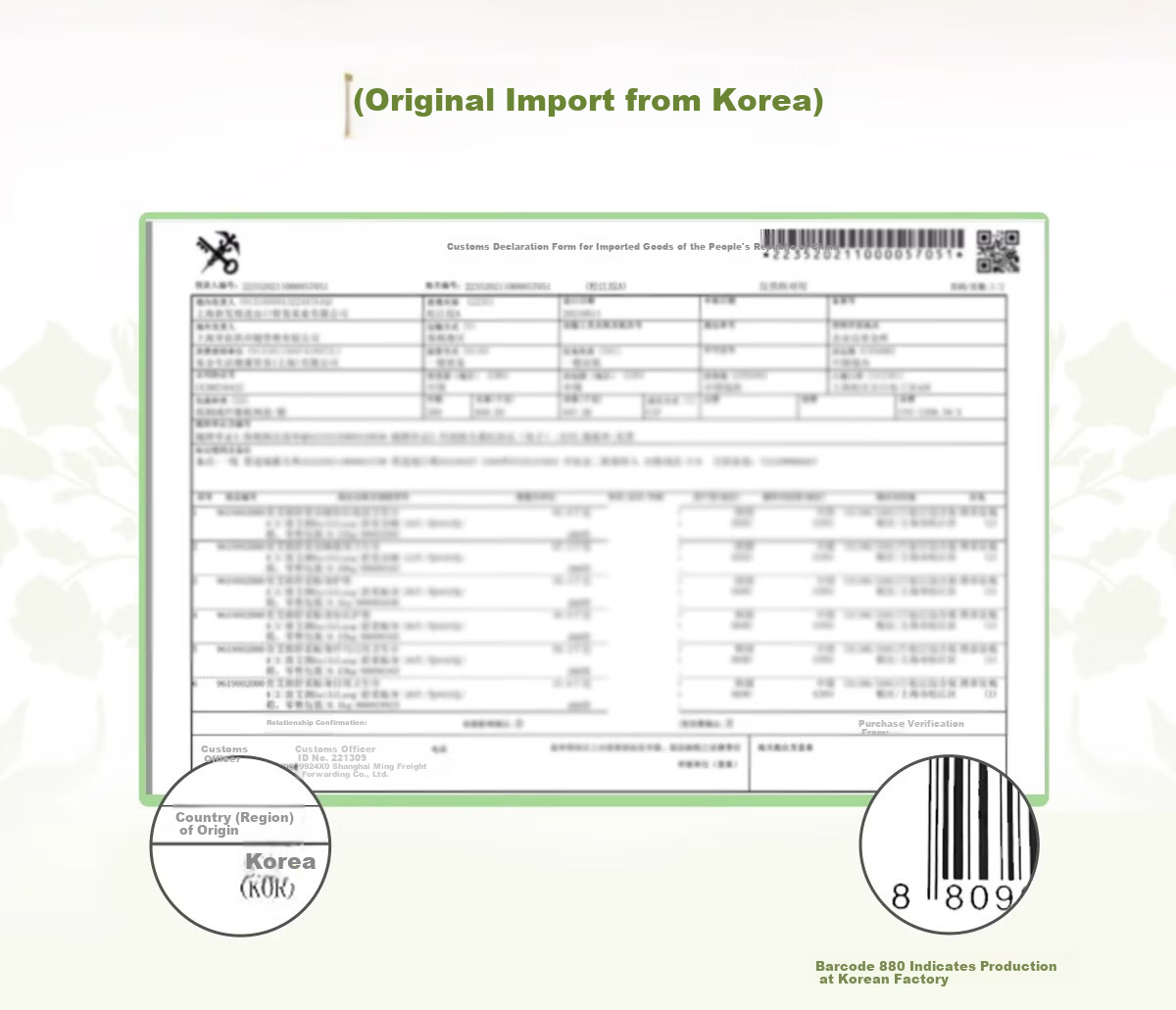 Gui Airang Korean LG Imported Red Ginseng Daily Sanitary Napkins 260mm 18 Pieces 1 Pack 3