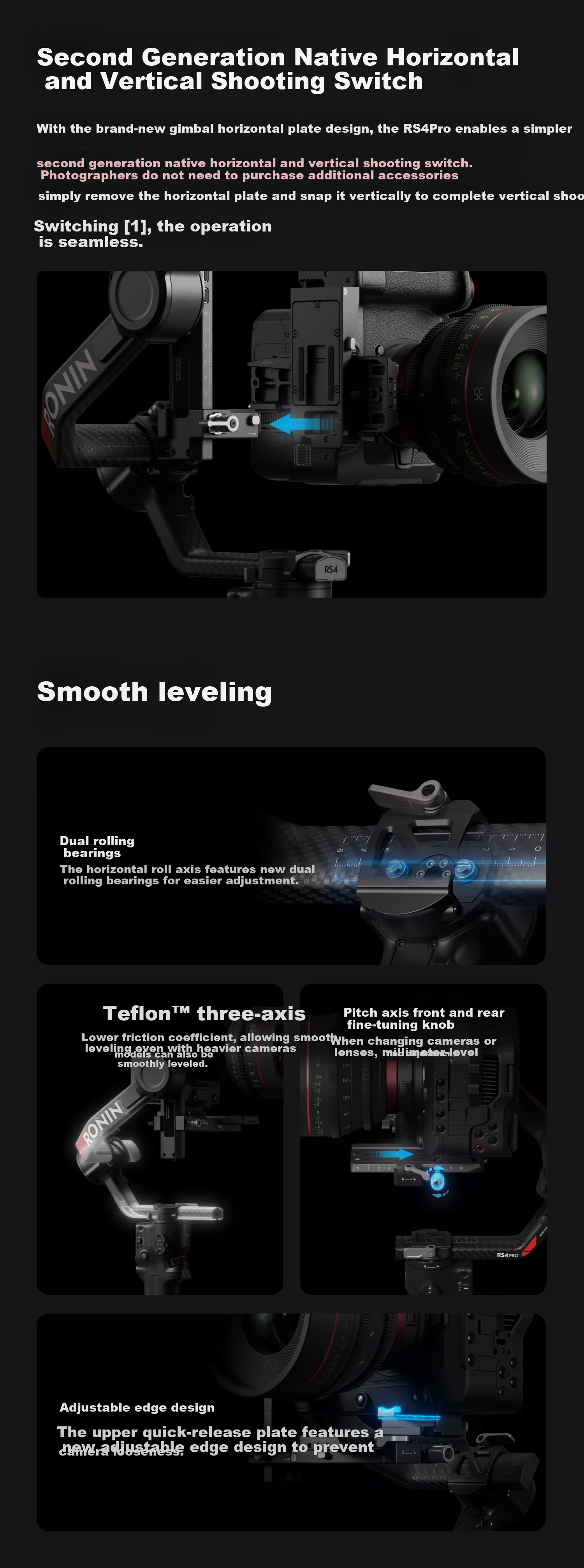 DJI RS 4 Pro (2026 Edition Kit) Ronin Handheld Gimbal Stabilizer 4.5kg Load Flagship DSLR Gimbal 1