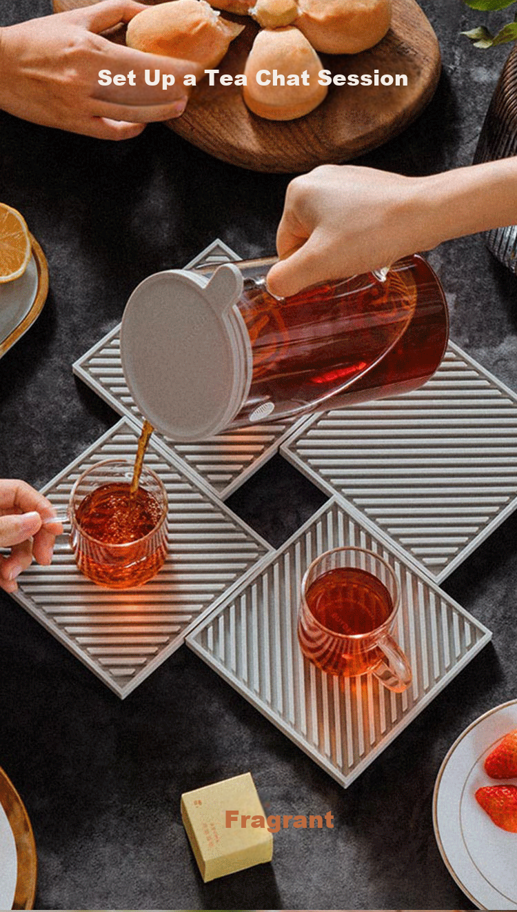 Buydeem Glass Tea Pot Large Capacity 800ml for Office and Home 10