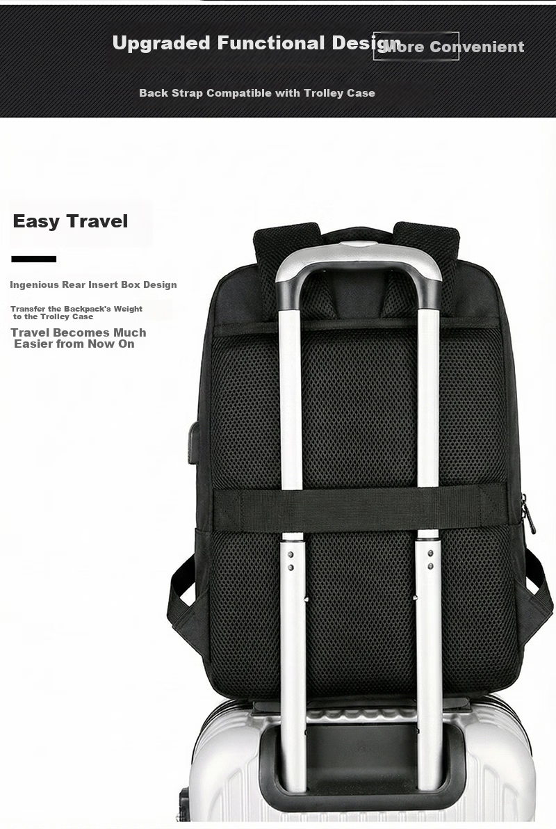 Lvxiao Laptop Backpack, Suitable for 15.6/16-Inch Notebooks, Compatible with Lenovo Legion, ASUS, HP Gaming Laptops, Multi-Compartment Business Large Capacity with USB Charging Port 9