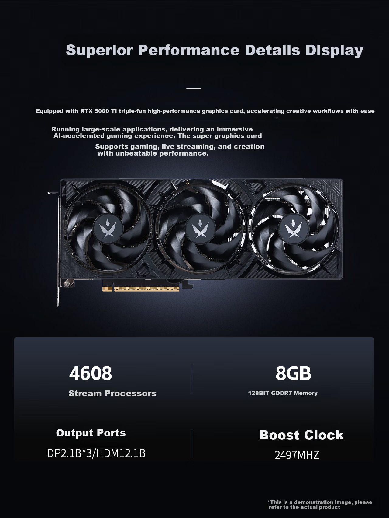 Game Hero Cyber Starship Desktop Gaming PC AI (AMD R7 9700X RTX 5060 Ti 8GB GPU 16GB RAM 1TB SSD) 3