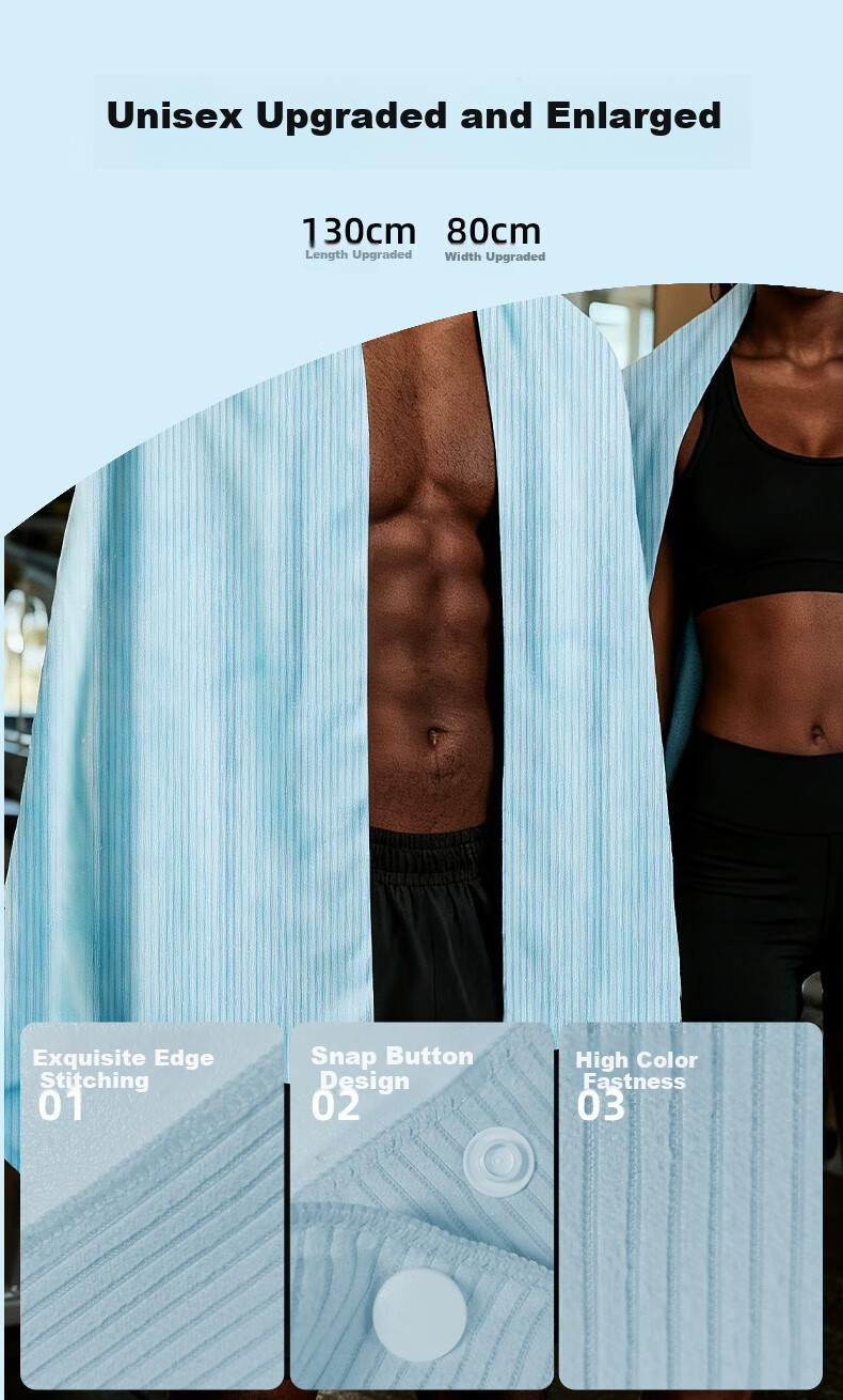 Keep Sports Towel Travel Sweat-Absorbing Gym Towel for Men and Women Running Yoga Quick-Dry Portable Bath Towel 6