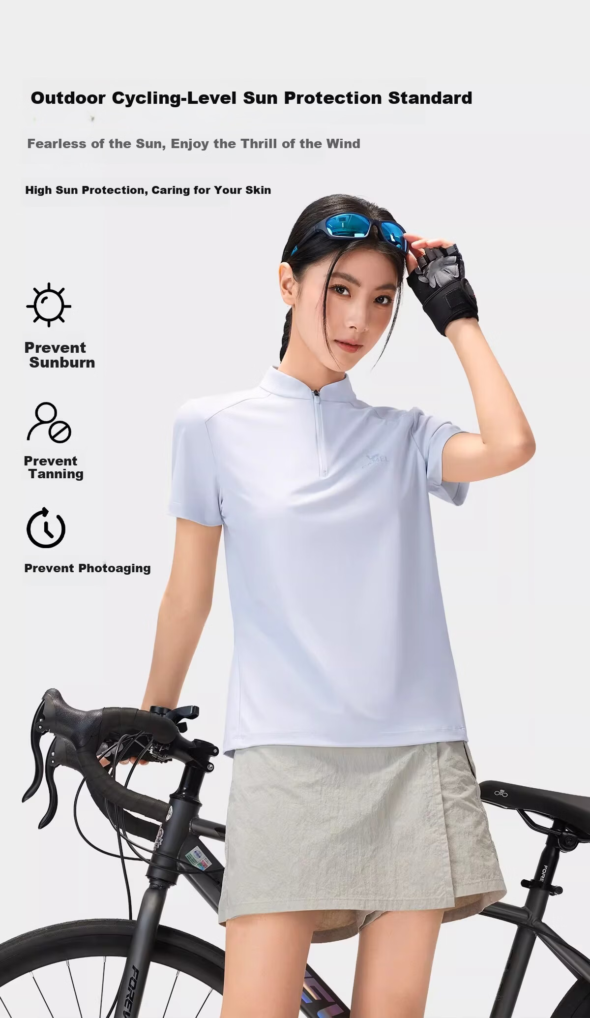 CAMEL Women's Outdoor Quick-Dry T-Shirt 26 Spring Summer Raglan Collar Breathable High Elastic Cooling Sun Protection Sports Top 1034 7