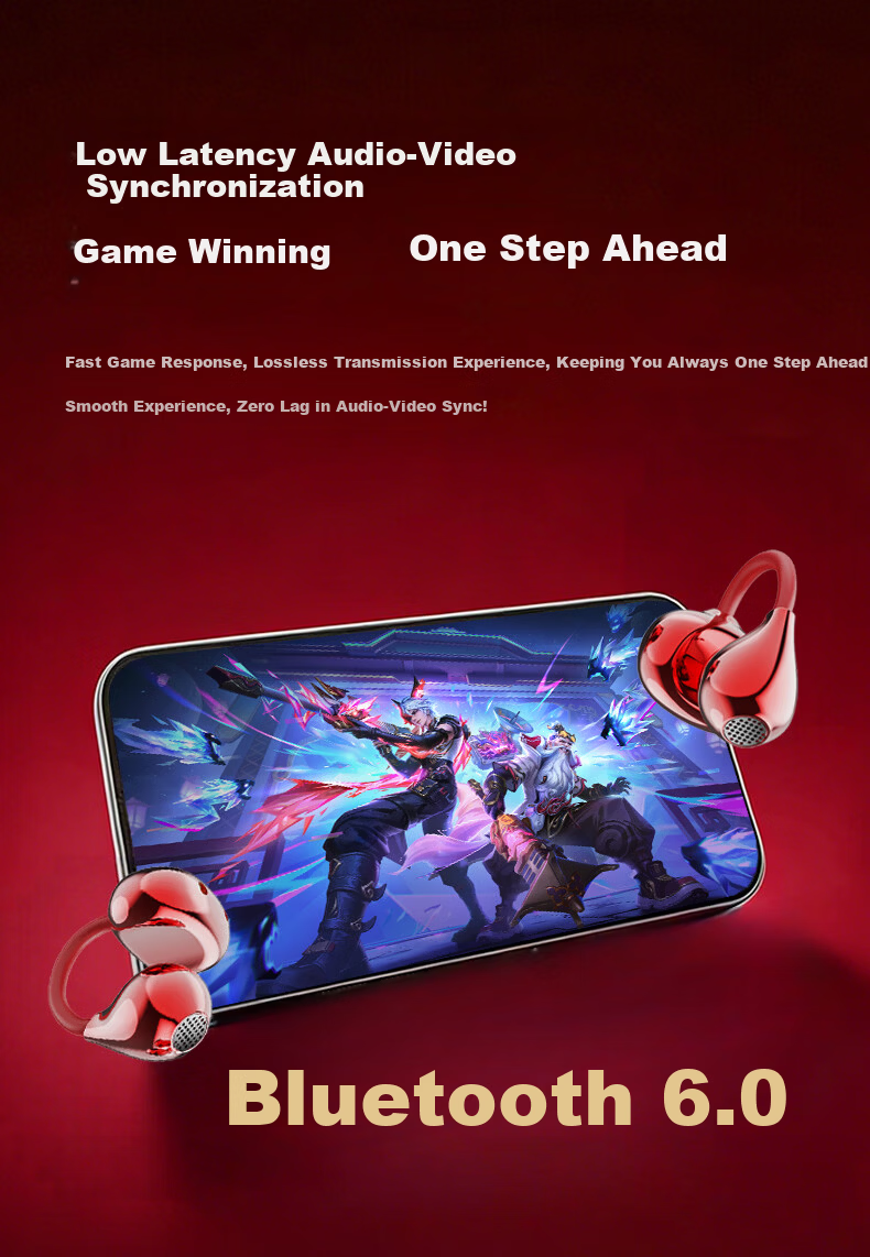 Coca-Cola CX03 Bluetooth Bone Conduction Clip-On Open-Ear Wireless Sports Running Gaming Earphones Long Battery Life 2026 Latest Unisex Student Gift 7