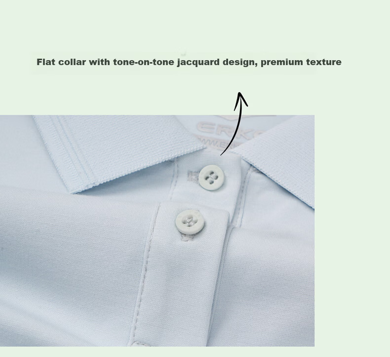 Erke Women's Summer New Ice Cool Polo Shirt Outdoor Sports Casual Breathable Fashion Top 5