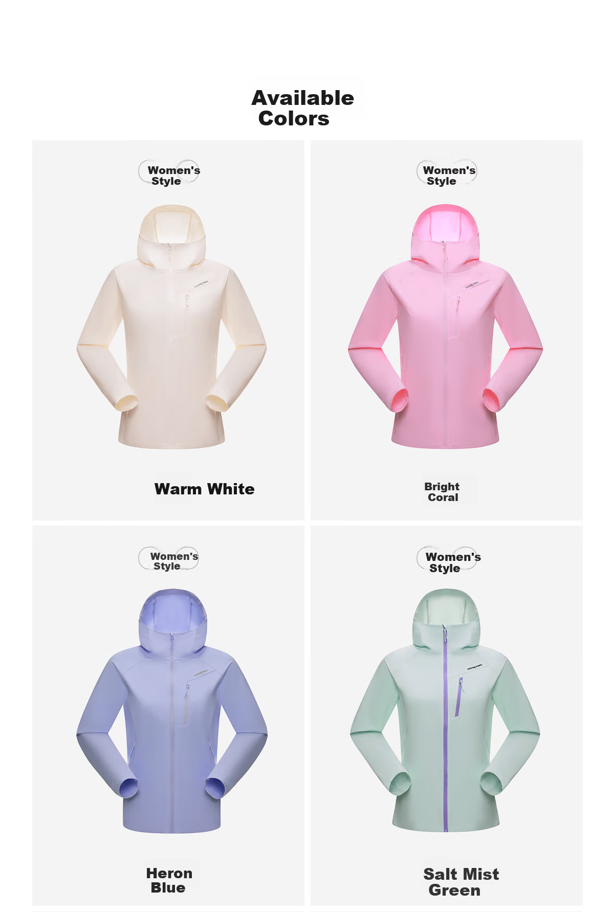 Xiongmao Liu Yifei Same Style [Wanye Soft] Hooded Soft Shell Jacket, Water-Repellent, Windproof, Slim-Fit Coat for Women 1176 29