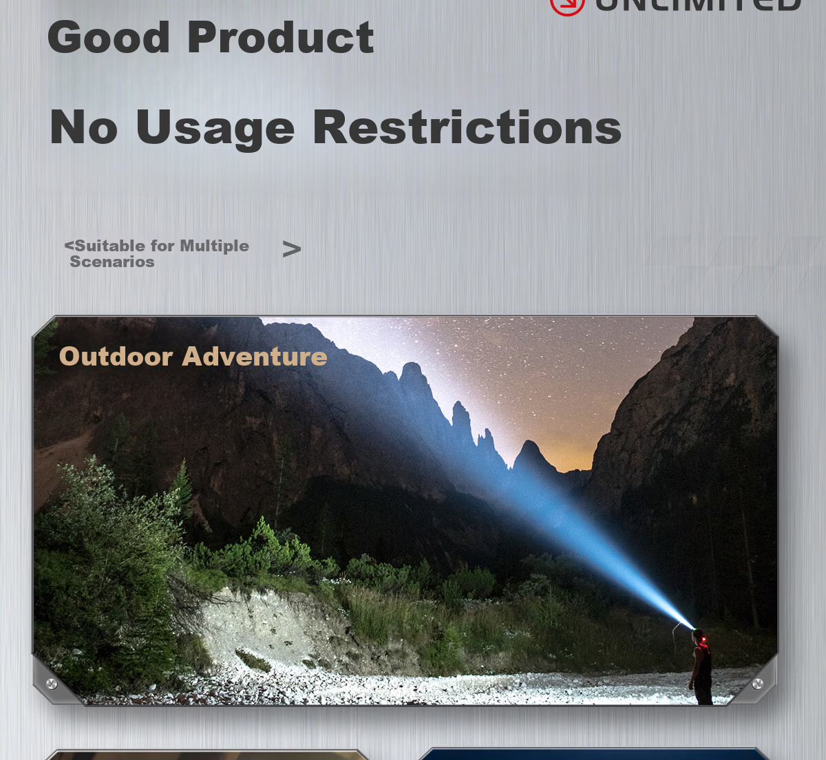 MAX LOAD Headlamp High Brightness Rechargeable Outdoor Fishing Long Battery Life Large Capacity Head-Mounted Flashlight Mining Lamp 12