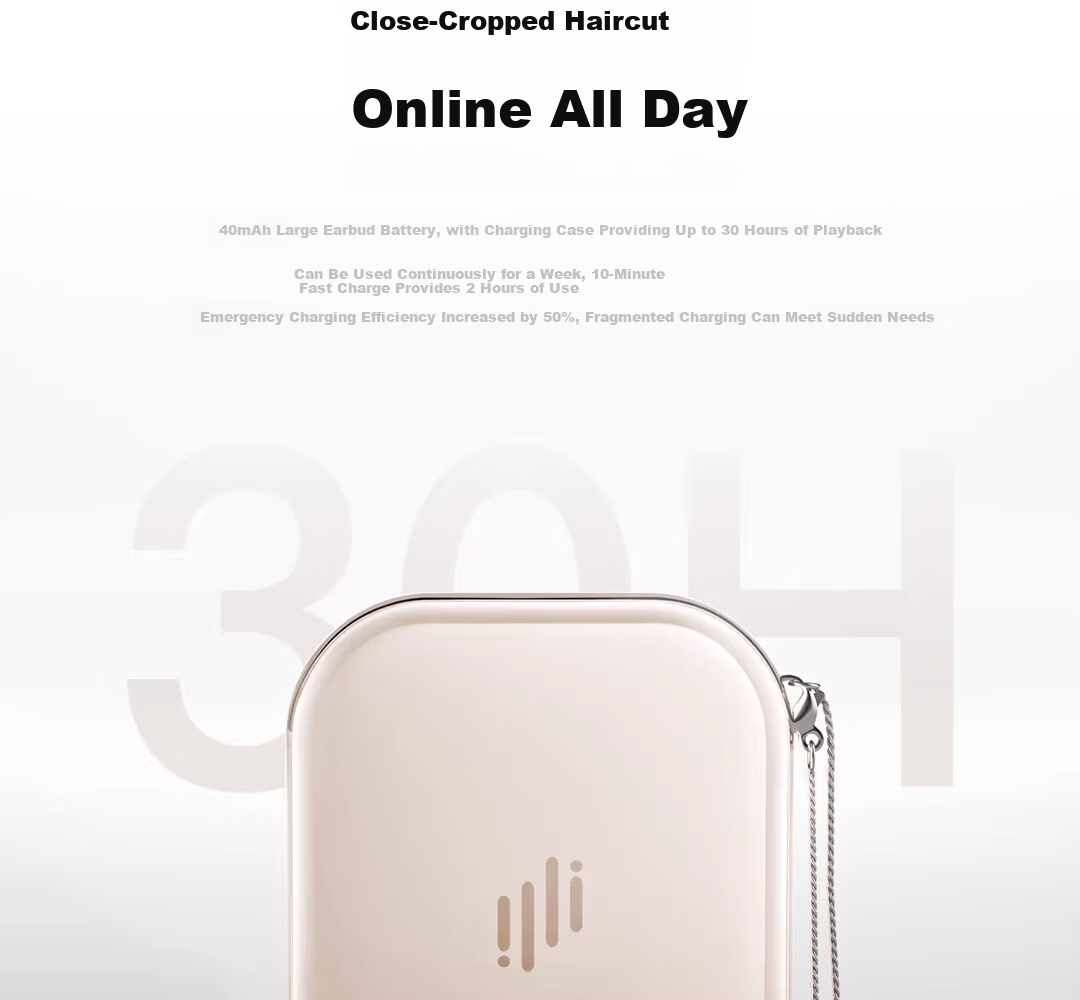 Soaiy MC6 Bluetooth Clip-On Wireless Earphones Long Battery Life Universal for Huawei Apple 2026 New Model 12