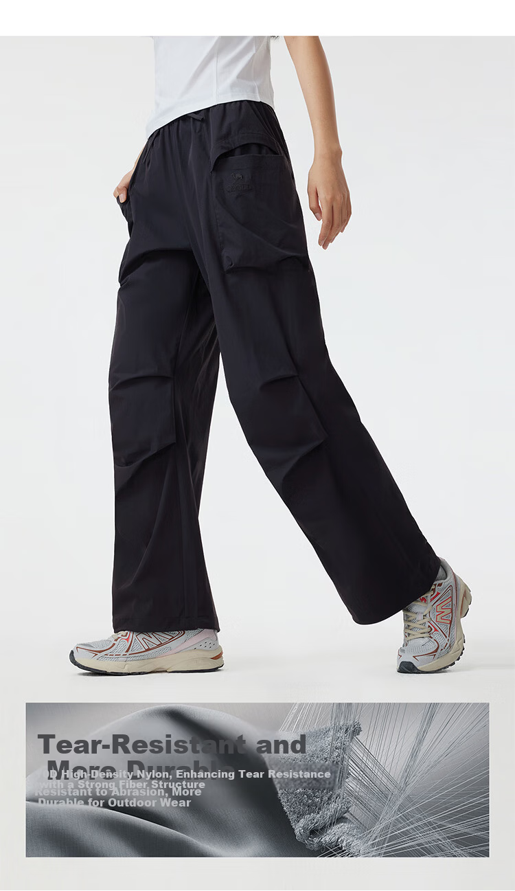 CAMEL Outdoor Quick-Dry Military Pants for Women Spring Summer 2026 Breathable Cooling Sun-Protective Hiking Pants 5011 (Dilireba Edition) 8