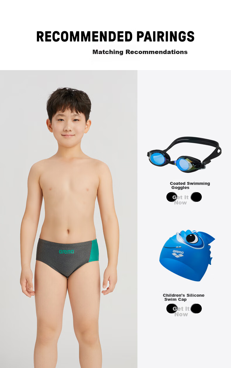 Arena Boys' Triangle Swim Briefs 26 New Simple High Elastic Chlorine Resistant Boys' Youth Sports Training Swimwear 5