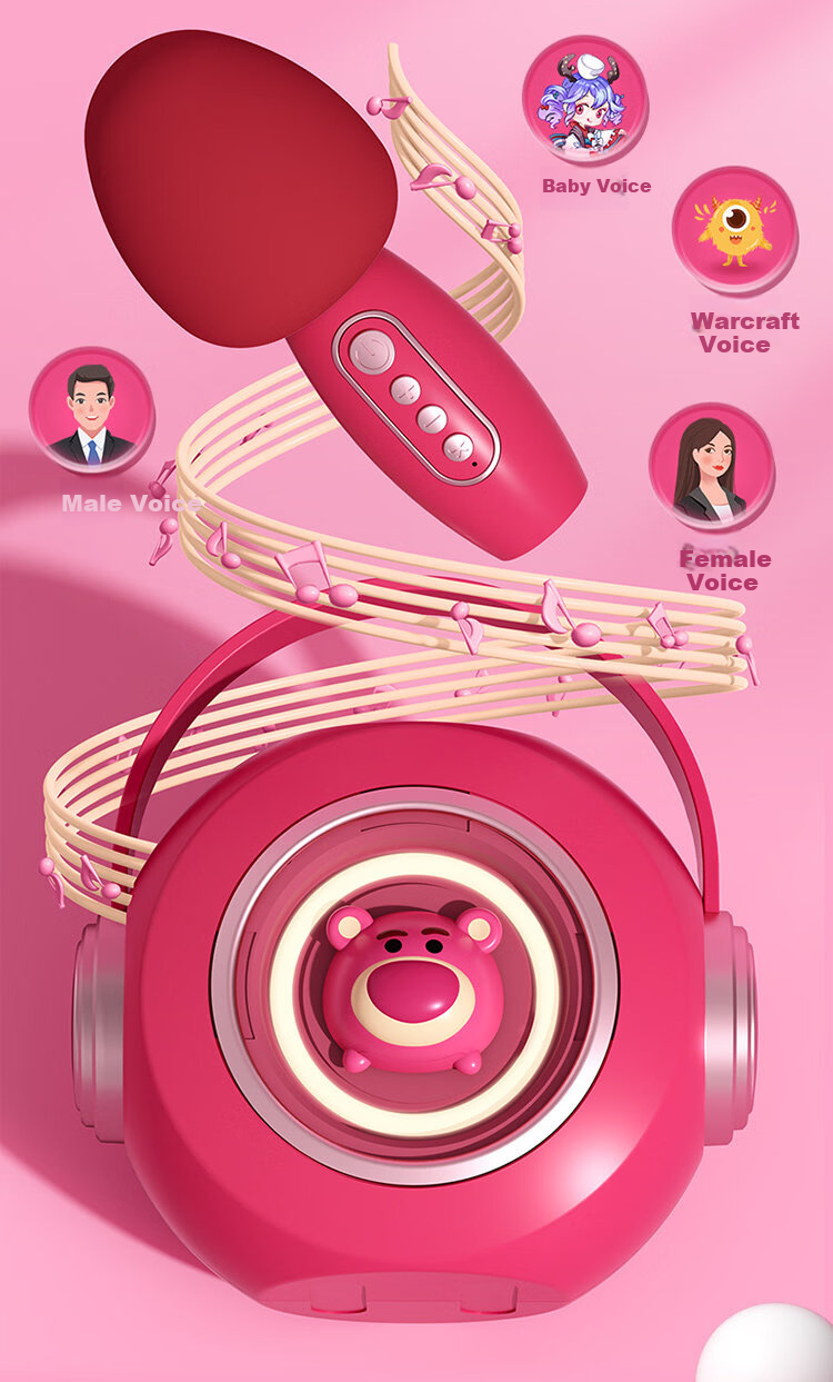 Coolfire 61 Children's Day Gift for Girls High-End Disney Microphone Singing Speaker KTV All-in-One 2026 New Karaoke Birthday Gift for Ages 6-12 Practical 11