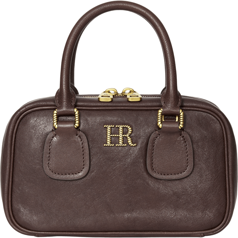 HR Women's Handbag, Shoulder Crossbody Bag, Ladies' Tote Bag, Vegetable-Tanned Cowhide Boston Bag, Handheld Bag, Birthday Gift for Wome