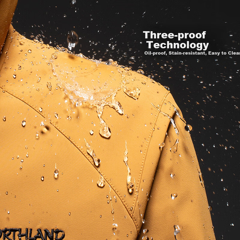 NORTHLAND 【Gangren 3】Men's Softshell Jacket 2026 New Outdoor Three-Proof Wear-Resistant Hiking Mountaineering Softshell Coat