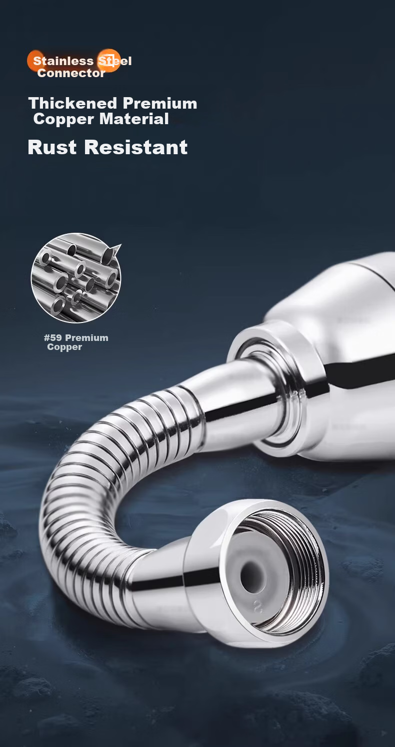 Denwalk [Germany] Kitchen Faucet Brass Spout Long Extension Booster Aerator Three-Mode Splash-Proof V-Shaped Nozzle 12