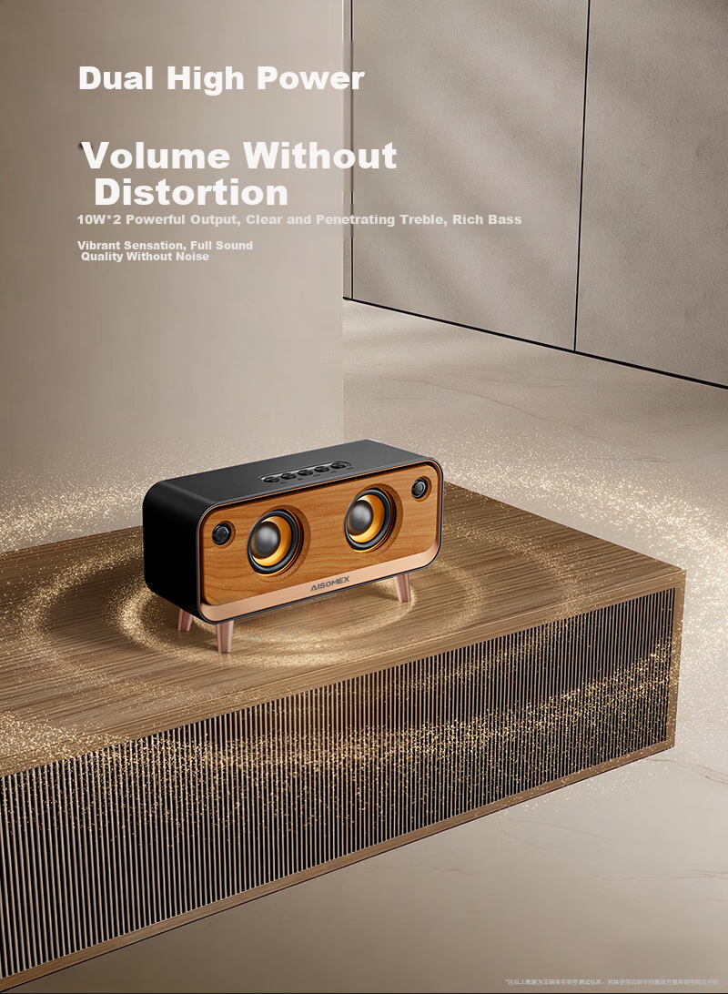 Aishuomei Vintage Bluetooth Speaker Premium Niche Desktop Ornament Gift for Men Women Friends Colleagues Partners Birthday 520 Creative Speaker B171 5
