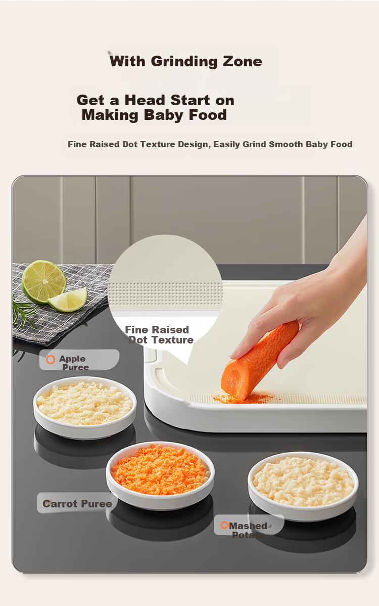 Chuida Huang Pure Titanium Cutting Board Non-Slip Large Thickened Durable Chopping and Kneading Board Anti-Mold Antibacterial Food Prep Board 45cm 11