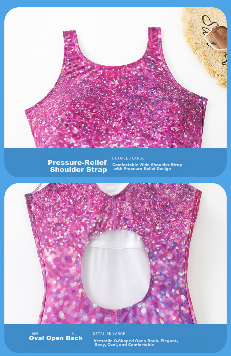 Xtep Women's Slimming Tummy Control One-Piece Triangle Sexy Professional Racing Swimsuit for Swimming Pool 12