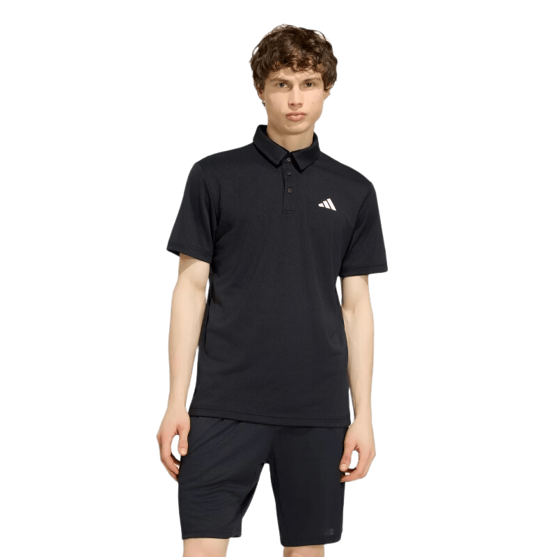 Adidas Men's Tennis Series FAB POLO Short Sleeve Polo KF7469 Black 2XL